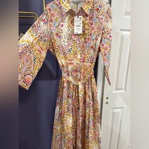 Zara Printed Shirt Dress. Article number: 7652 / 040 / 330